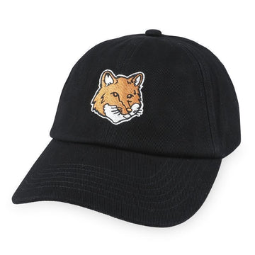 MAISON KITSUNE Unisex Fuchs Kopf Patch Baseballmütze 156158168 [P]
