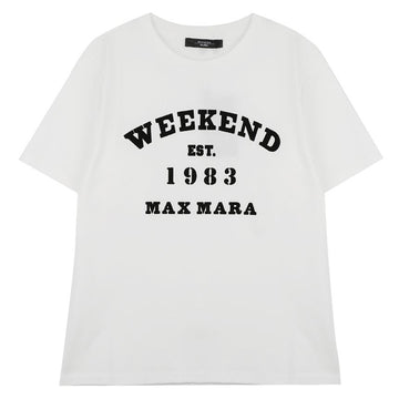 Weekend MaxMara Cotton Crew Neck T-Shirt 157337372 [P]