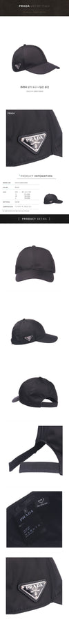 Prada Triangle Logo Nylon Baseball Cap 152824071 [P]