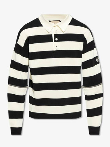 Gucci Detachable Sleeve Polo Knit 724708 XKCV0 9207 133012326 [P]