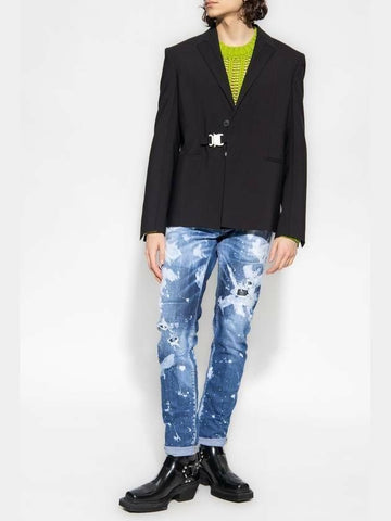 DSQUARED2 ディテールホワイトペインティングクールガイジーンズ 133018301 [P]