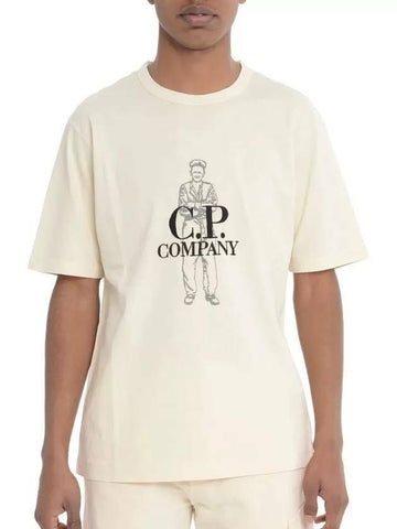 CP COMPANY 1020 Jersey Britischer Matrosen T-Shirt 16CMTS302A 006057O 402 133021165 [P]