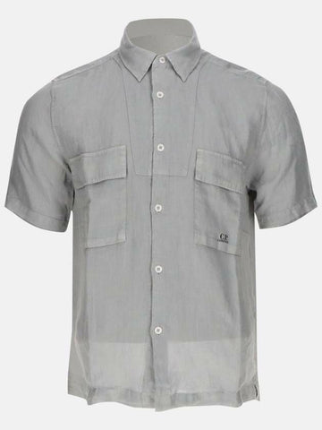 CP Company Linen Short Sleeve Shirt 133021768 [P]