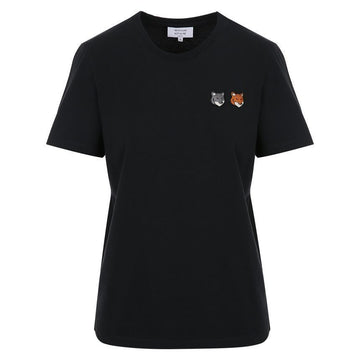 MAISON KITSUNE ダブルフォックスヘッド半袖Tシャツ 155015934 [P]
