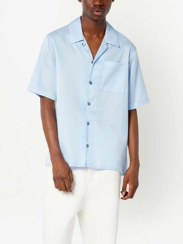 AMI Cotton Short Sleeve Shirt HSH203 CO0015 450 133032615 [P]