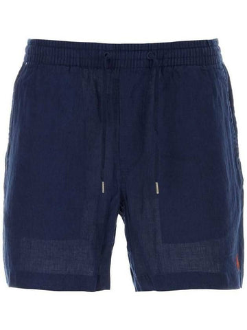 Polo Ralph Lauren Embroidered Pony Logo Prepster Linen Shorts 133039363 [P]
