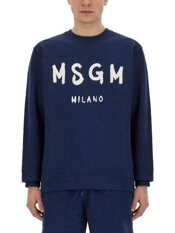 MSGM Brushed Logo Sweatshirt 133040215 [P]