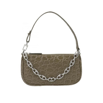 By Far Mini Raychel Croco Shoulder Bag GRIGIO 21PFMIRAMUDCCESMA 29264839 [P]