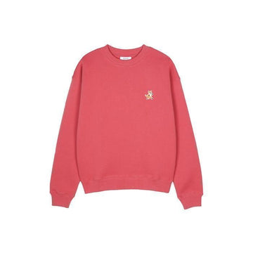 Maison Kitsune Speedy Fox Patch Comfort Sweatshirt Red Currant MW00309KM0307-P642 118596099 [P]