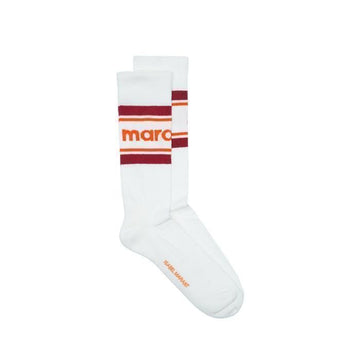 Isabel Marant Intarsia Stripe Socks 23PCT003JHA-A1C23J-11OR 50259741 [P]