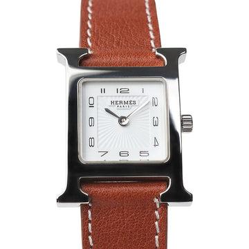 Hermes H Hour Silver Small Women's Watch 37503 158569539 [P]