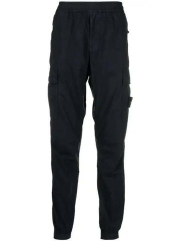 Stone Island Light Stretch Cotton Canvas Cargo Pants Regular Tapered Fit 801531303 A0020 133072235 [P]