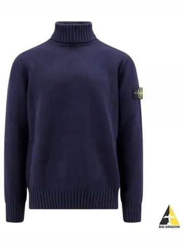 STONE ISLAND Winter Baumwolle Rollkragen Strick Lose Fit Pullover 7915505A2 V0020 133075309 [P]