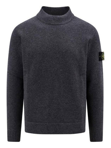 STONE ISLAND Geelong Woll Mock Neck Strick Loose Fit 7915522B6 V0M67 133075411 [P]