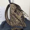 SAINT LAURENT Noe Rucksack in khaki Leoparden-Jacquard 495539 158572963 [P]