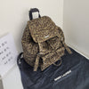 SAINT LAURENT Noe Rucksack in khaki Leoparden-Jacquard 495539 158572963 [P]