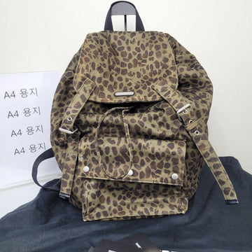 SAINT LAURENT Noe Rucksack in khaki Leoparden-Jacquard 495539 158572963 [P]