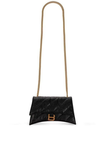 Balenciaga CRUSH XS Quilted Chain Bag 736016 210J1 1000 151054370 [P]