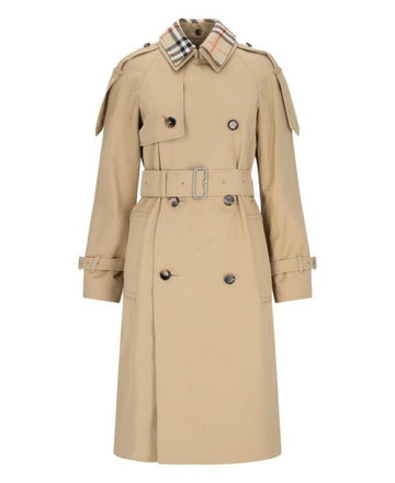 Burberry Long Detachable Collar Gabardine Trench Coat 8091066 151055073 [P]