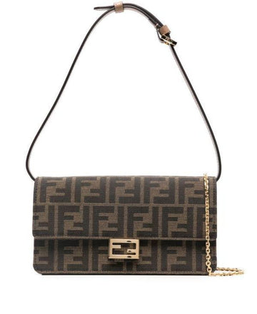 FENDI チェーン付き財布 FFジャカードバゲット 8M0498 A98P F0A6E 151056331 [P]
