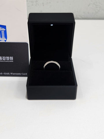 Tiffany & Co Milgrain Band Platinum 3MM Ring Size 7 Display Item 14571299 158574535 [P]