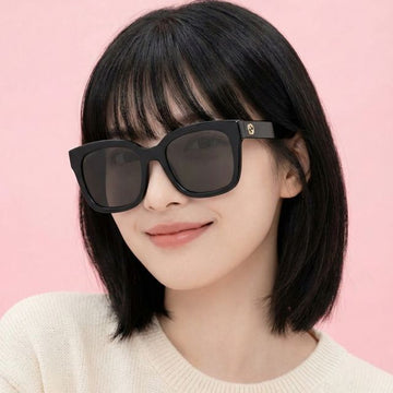 GUCCI Sonnenbrille GG1338S 001 Oversize Schwarz Rechteckig 97264136 [P]