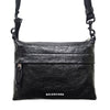 BALENCIAGA Explorer Doppel-Pouch Crossbody Messenger Bag Schwarz 873182 1VG07 1000 158574603 [P]
