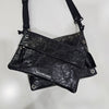 BALENCIAGA Explorer Doppel-Pouch Crossbody Messenger Bag Schwarz 873182 1VG07 1000 158574603 [P]