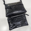 BALENCIAGA Explorer Doppel-Pouch Crossbody Messenger Bag Schwarz 873182 1VG07 1000 158574603 [P]