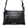 BALENCIAGA Explorer Doppel-Pouch Crossbody Messenger Bag Schwarz 873182 1VG07 1000 158574603 [P]