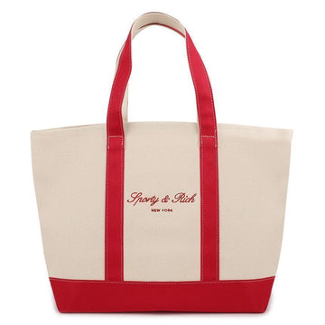 SPORTY & RICH Signature NY Logo Medium Tote Bag 157338637 [P]