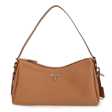Prada Triangle Logo Leather Shoulder Bag 136058257 [P]