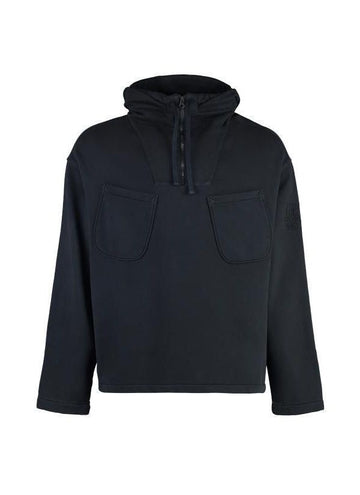 CP COMPANY ブラッシュド エメリゼ ディアゴナル フリース フード S 151057764 [P]