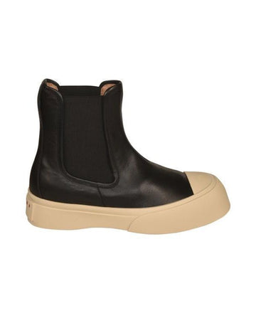 Marni Black Napa Leather Chelsea Boots 151059913 [P]