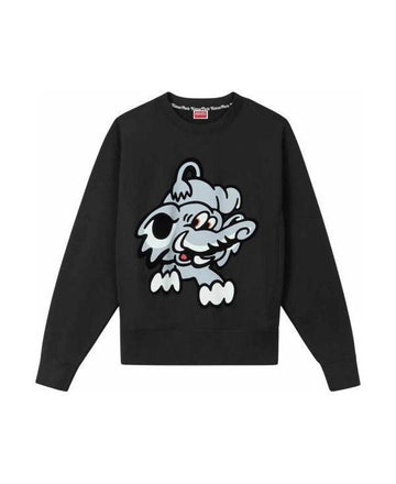 KENZO コットンスウェットシャツ 5SW268 4MC 99J 151060052 [P]