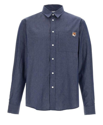 Maison Kitsune Fox Head Casual Shirt 151060458 [P]