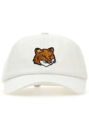 MAISON KITSUNE ラージ フォックス ヘッド 6P キャップ刺繍 6パネル MM06103WW0096 P100 151061612 [P]