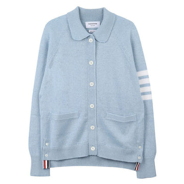 THOM BROWNE Woll 4-Block Raglan Polo Frauen Cardigan 78462342 [P]
