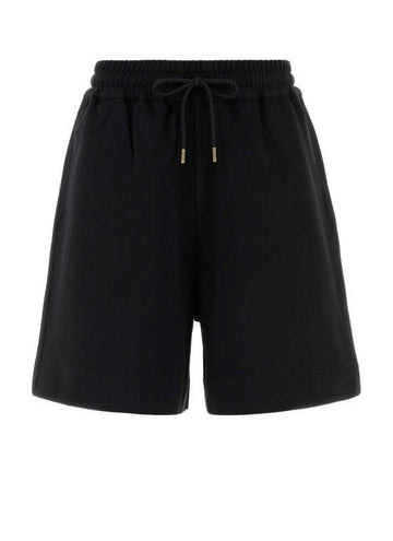 Moncler Logo Patch Cotton Shorts 8H00011 89A1K 999 151062181 [P]