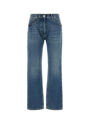 Prada Straight Leg Denim Jeans 151072380 [P]