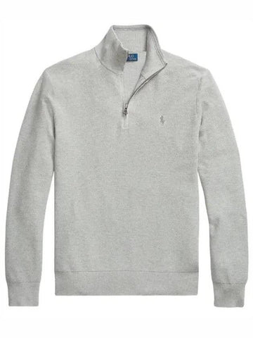 POLO RALPH LAUREN Polo Shirt mit Pferdelogo und Halb-Reißverschluss 151072867 [P]