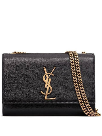SAINT LAURENT グレインレザーのケイトスモールバッグ 469390 AAC88 1000 151103081 [P]