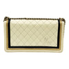 CHANEL Weißes Versailles Barockrahmen Large Boy Flap Bag (17. Serie) 158578475 [P]