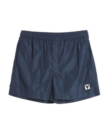 VALENTINO パッチ装飾ナイロンスイムスーツ 6V3UHA28 6FN B01 151103859 [P]