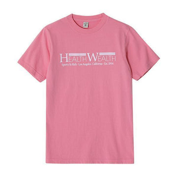SPORTY & RICH 反射のないショートスリーブＴシャツ 151109368 [P]