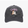 Ganni Vintage Washed Baseball Cap 155592457 [P]