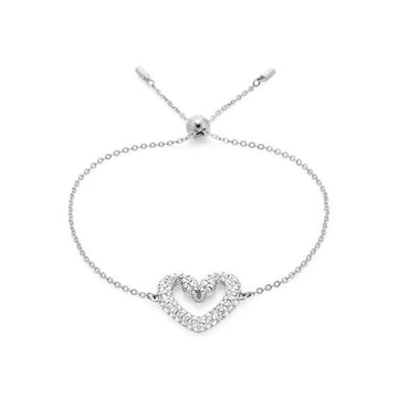SWAROVSKI ハートスワンブレスレット 40300321 [P]