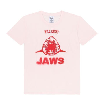 other Wild Donkey Short Sleeve T-JAWS DYED LIGHT PINK Graphic Printed T-Shirt 138611562 [P]