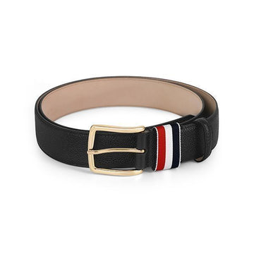 Thom Browne Pebble Grain Triple Tab Men's Belt 148644078 [P]