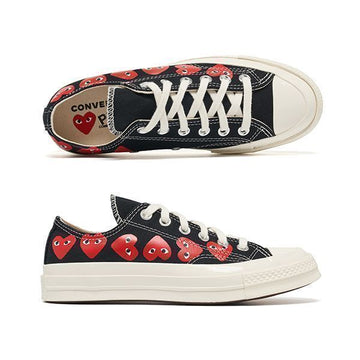 COMME DES GARCONS Play x Converse Multi Heart Chuck Taylor 70 Low Sneaker AZ-K126-001 1 149502220 [P]